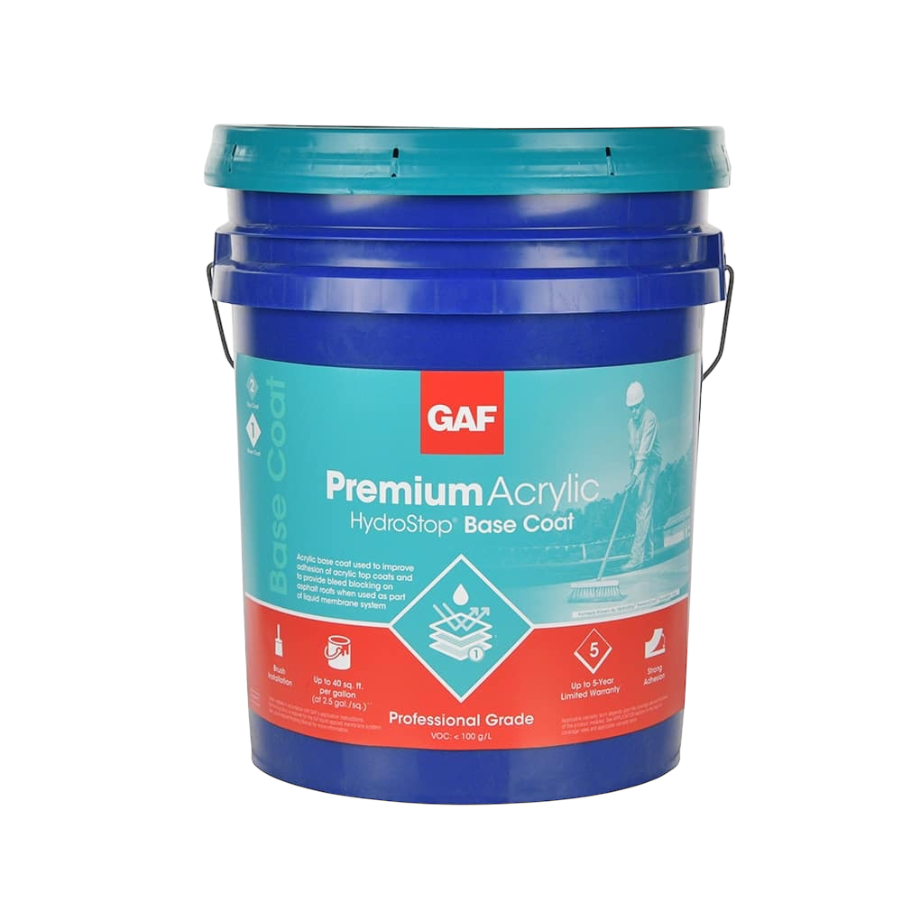 GAF Premium Acrylic HydroStop® Base Coat