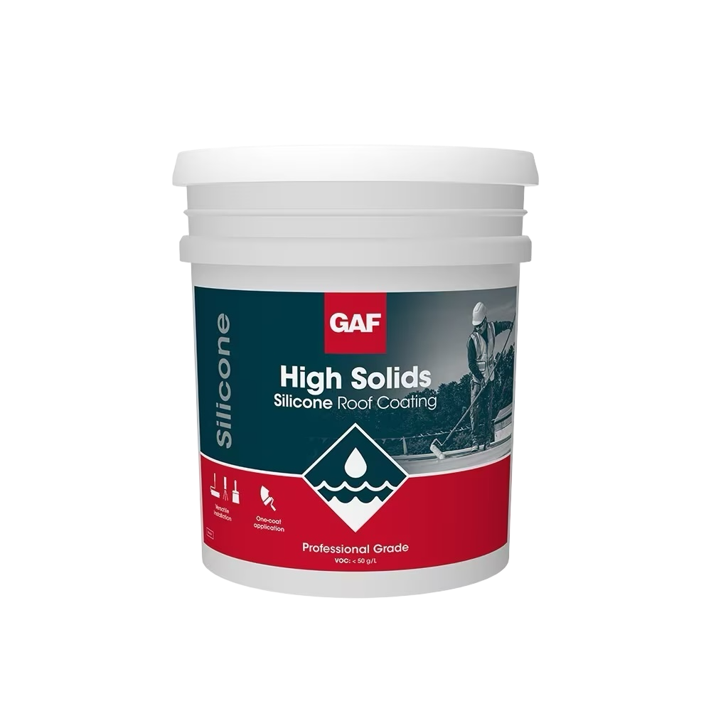 GAF High Solids Silicone Roof Coating