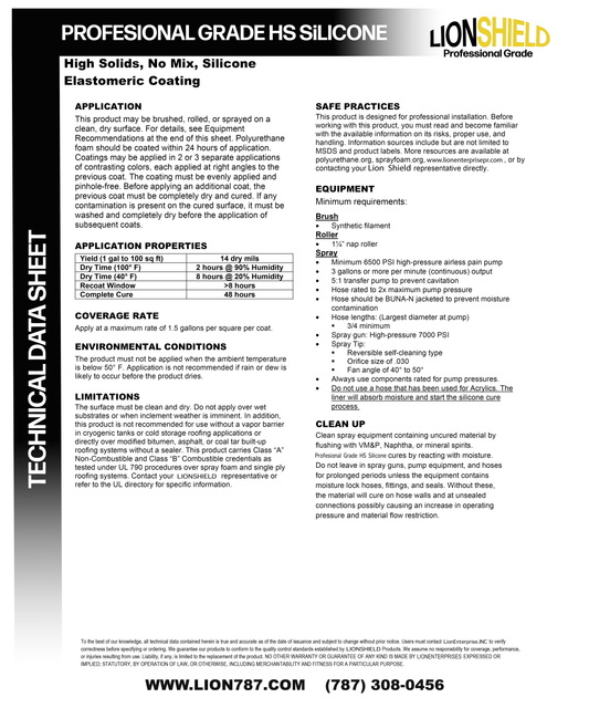 LionShield Silicone High Solids