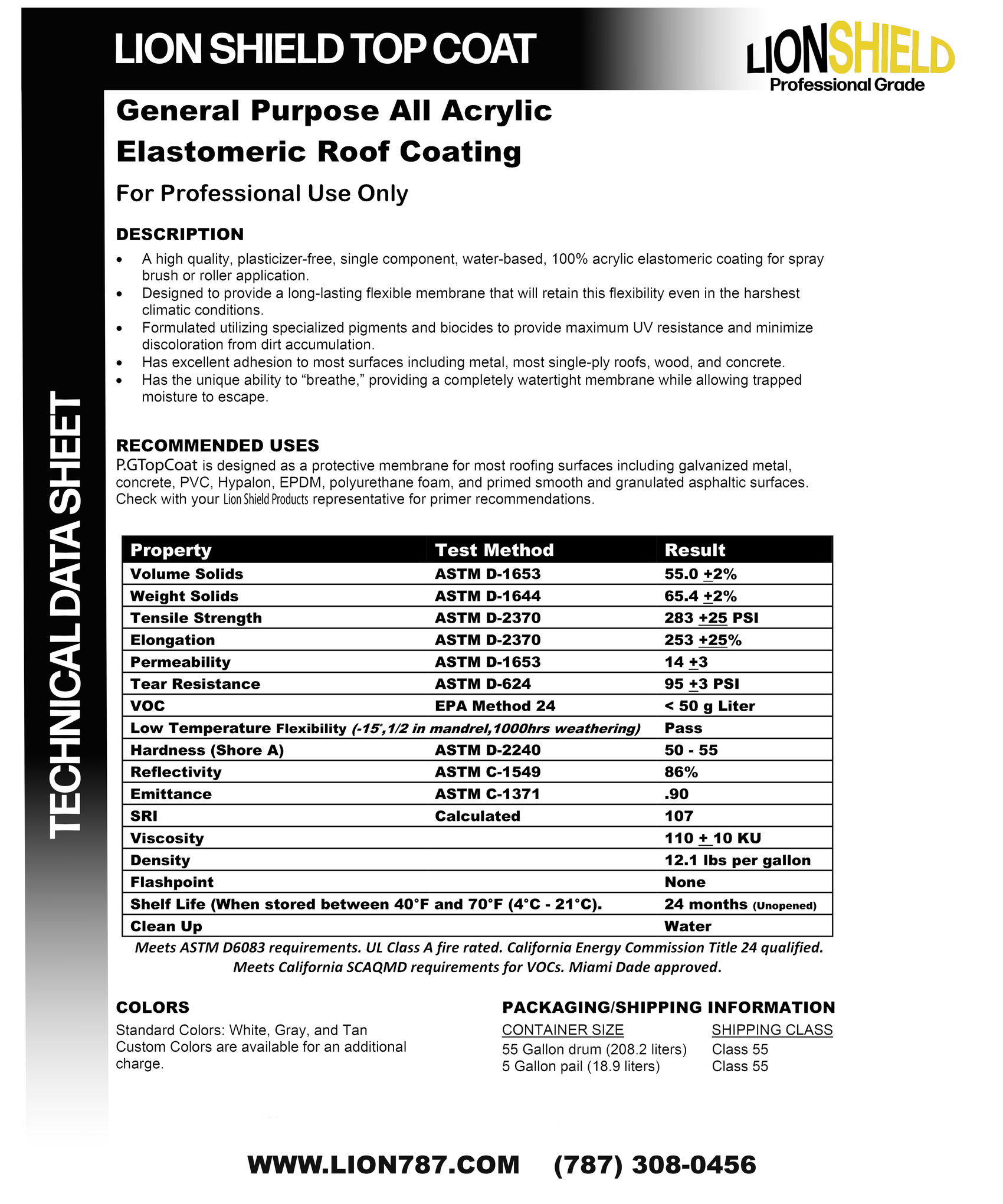 LionShield Acrylic Top Coat