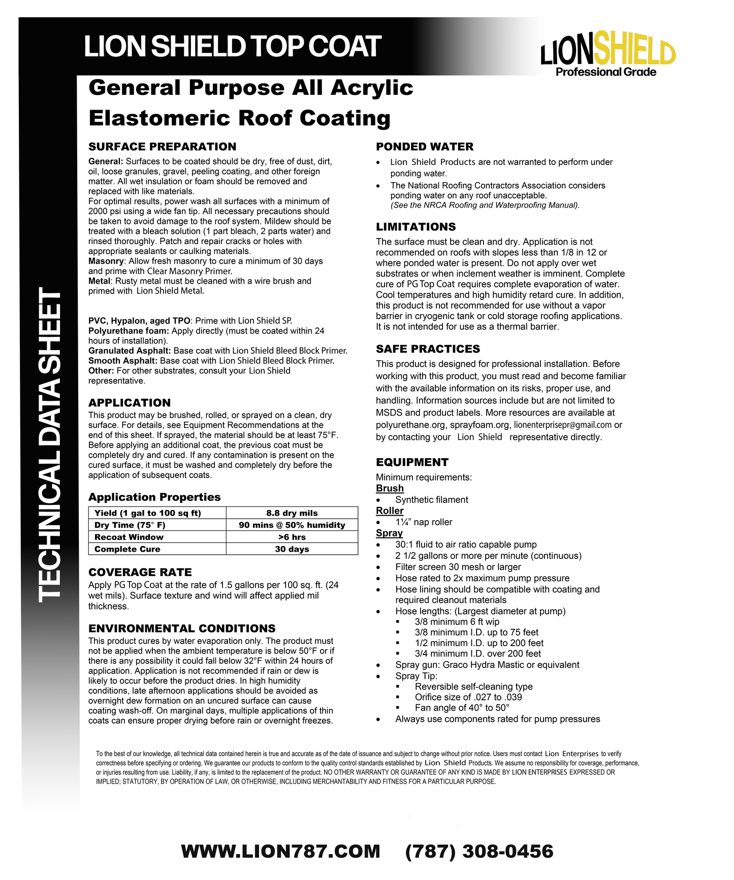 LionShield Acrylic Top Coat