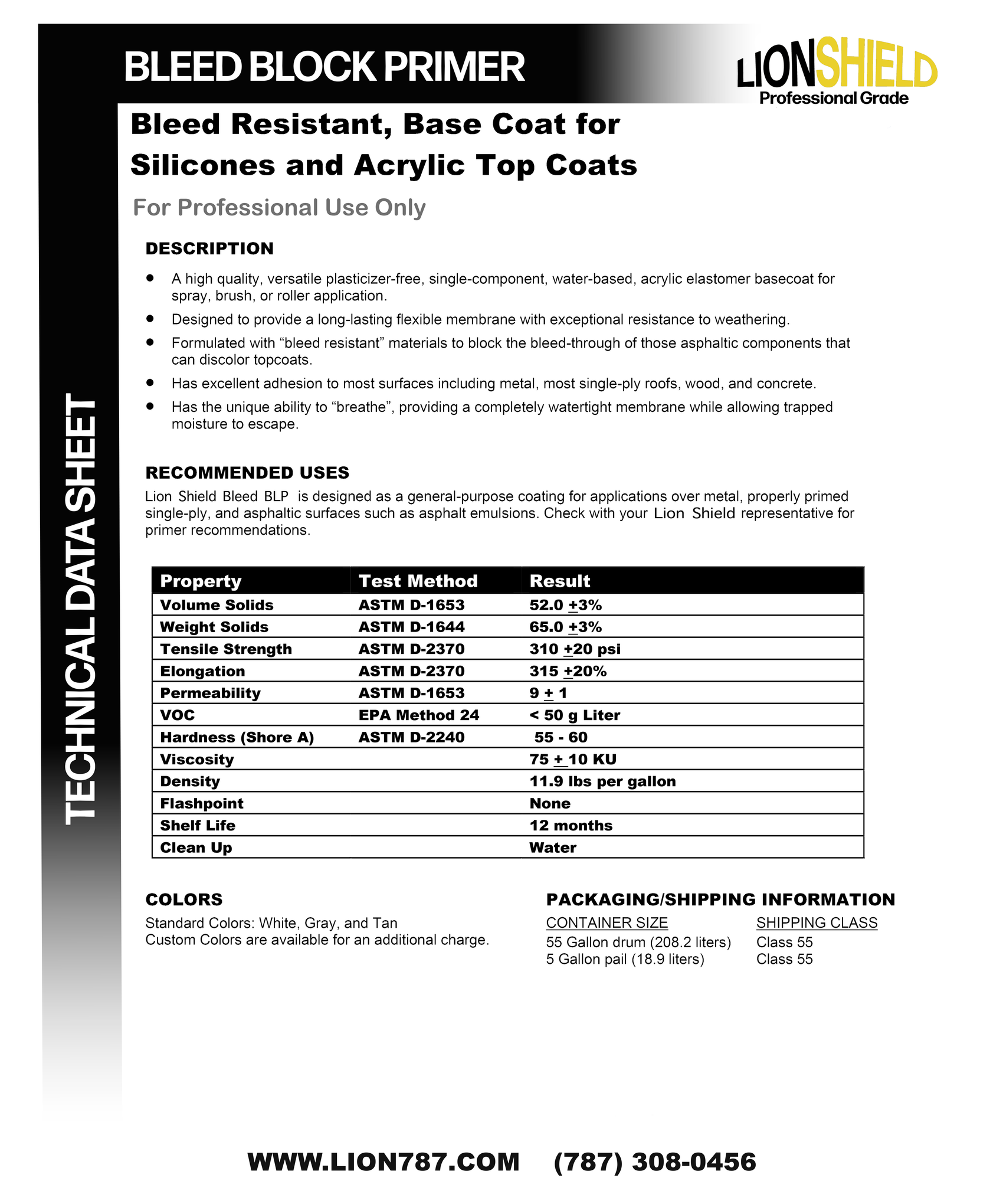 LionShield Bleed Block Primer
